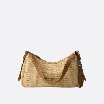 Handbag with Crocheted Details
